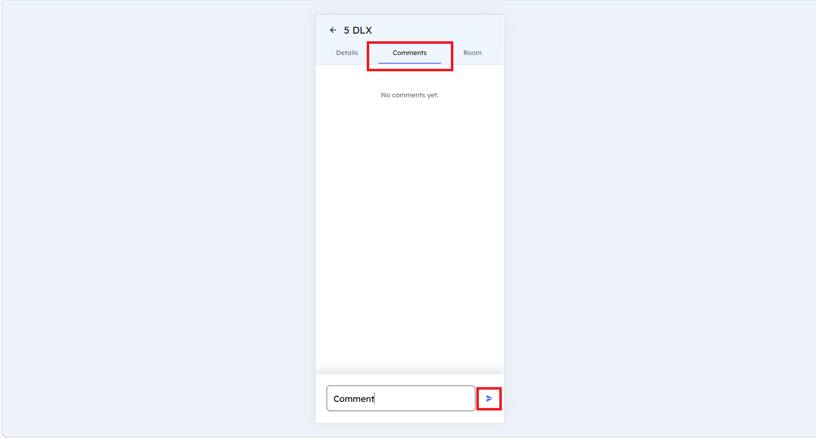 Add Comments Option 2