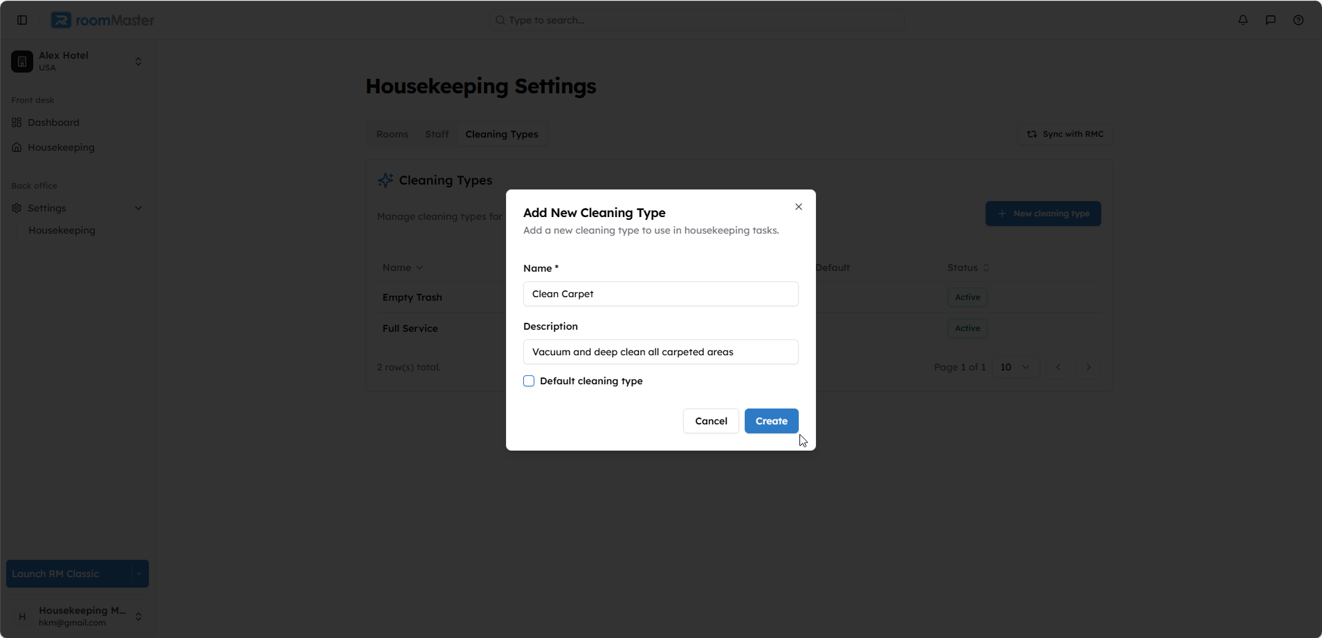 New Cleaning Type