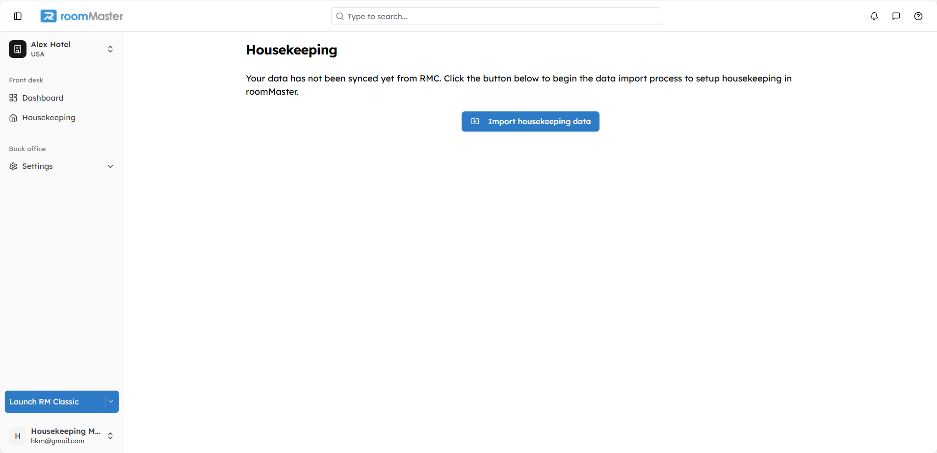Import Housekeeping