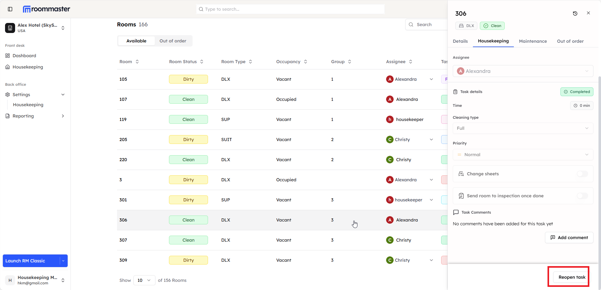Reopen Web Interface