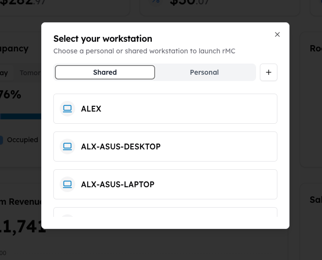Workstation Selection